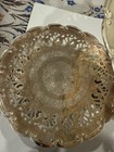 Vintage Queen Anne 3 Tier Tray Folding Cake Party Stand Silver Plated — photo 4