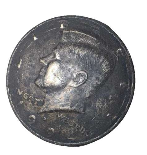 Rare error one of a kind Black Beauty Tone Kennedy Half Dollar 1994