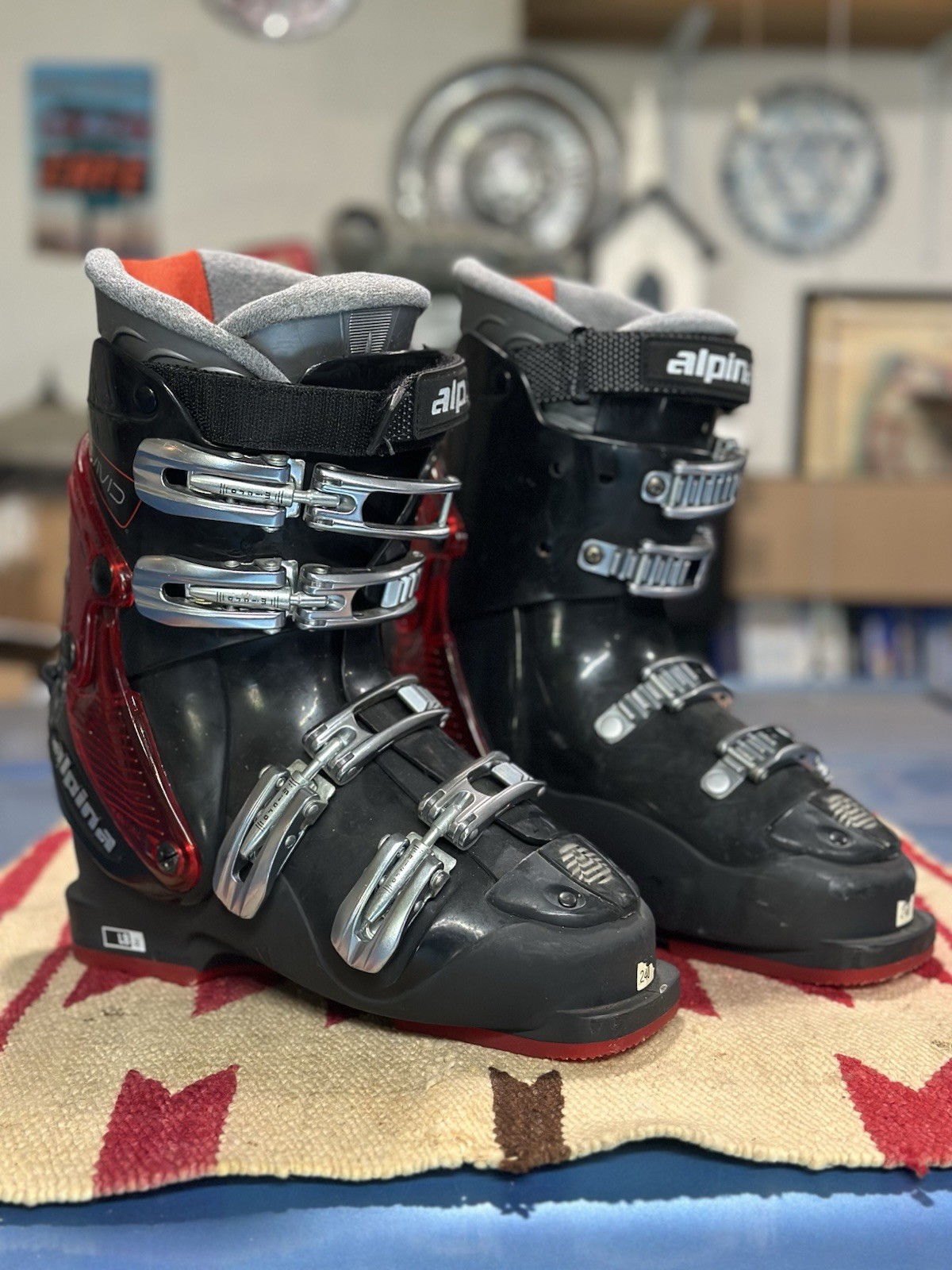 SALOMON Scarponi da sci Alpina Mondopoint 240 chiusura a cricchetto