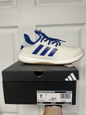 New Adidas Cloudfoam Pure SPW Women's Running Sneakers White/Blue Size 7 NWT