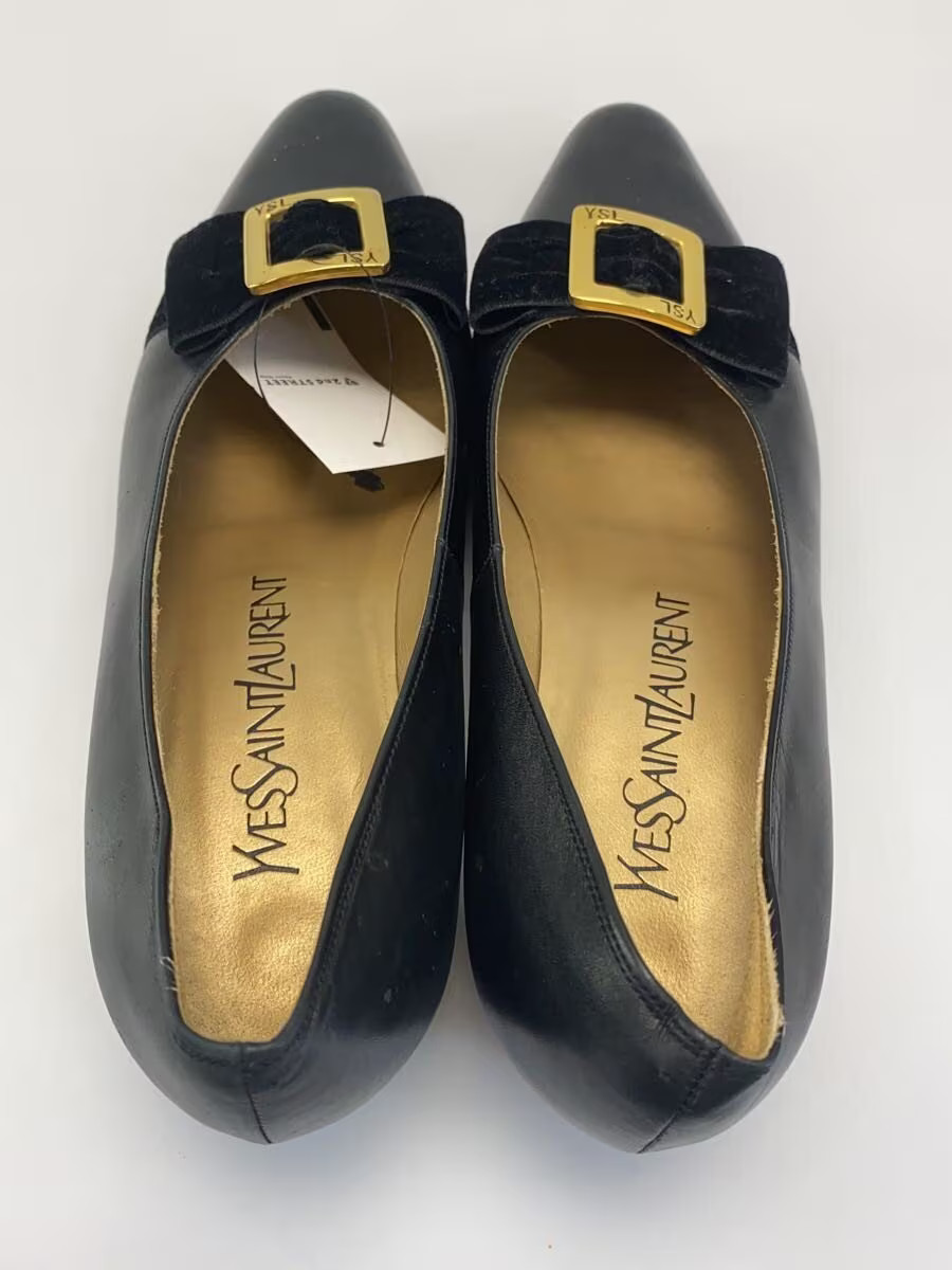 Yves Saint Laurent Pumps 35.5 Blk Jlv72 thumbnail 3