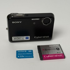 Sony Cyber-shot DSC-T3 5.1MP Black - For Parts/Repair