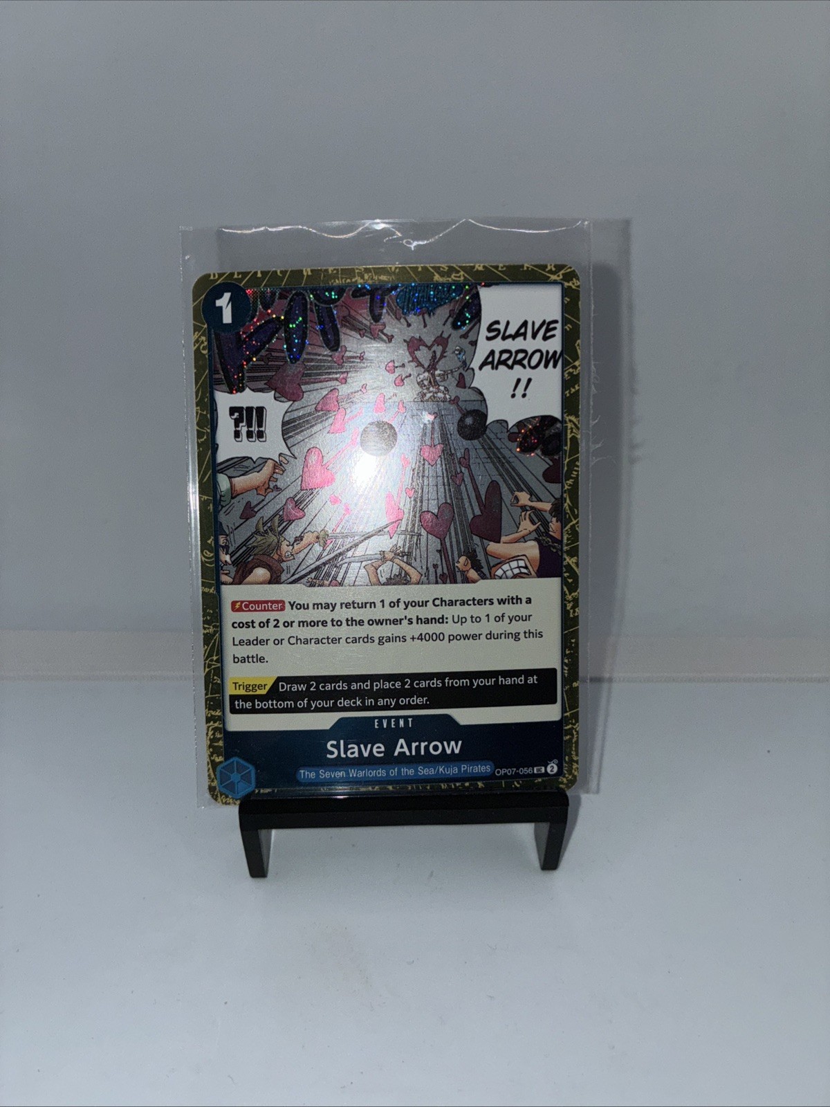 Slave Arrow (Pirate Foil) OP07-056 UC Foil Premium Booster -The Best- Vol. 2 NM