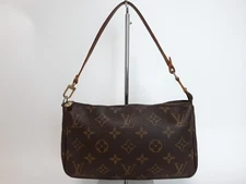 Louis Vuitton Monogram Pochette Accessoires Pouch M51980 LV Brown VI0053