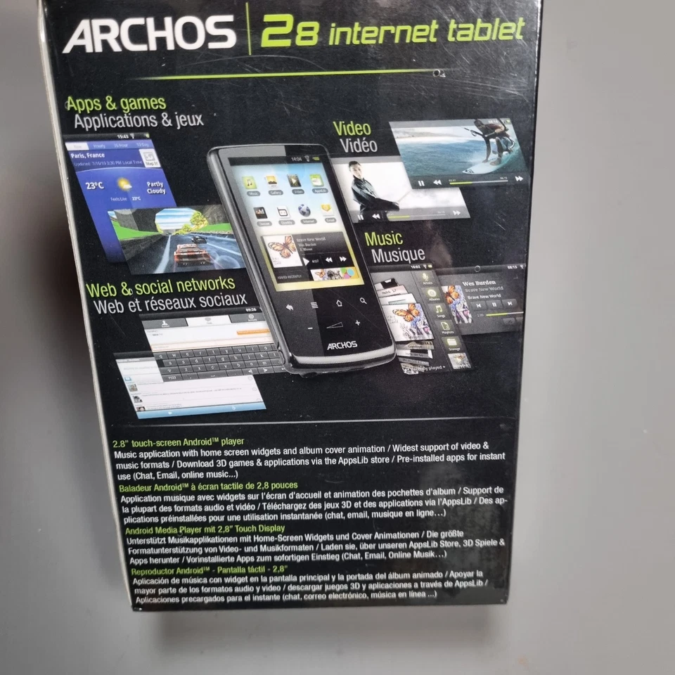Archos 28 2.8-inch Screen 4GB Internet Tablet - Image 3 of 4