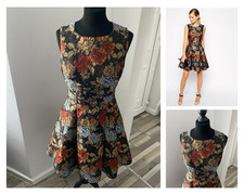 KAREN MILLEN Floral Summer Dress Size 10