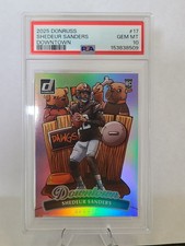 2025 Panini Donruss - Downtown! Shedeur Sanders #17 Standard, PSA 10 (RC)