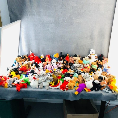 Huge Lot of 115 Vintage Beanie Babies TY Tags Animals & Bears + Value Guide NICE