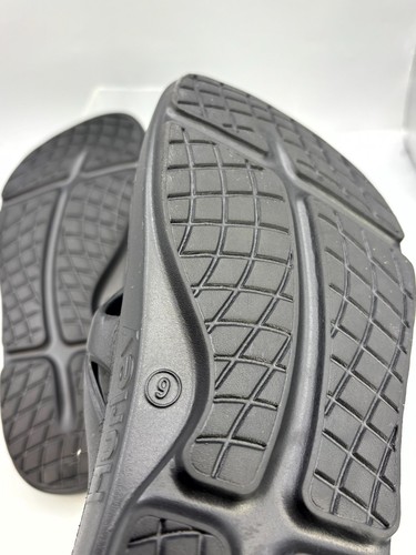 Chanclas Hurley Para Hombres EE. UU. 9 Negras Sin Cordones Playa Informales Cómodas Tanga Sandalias - Imagen 7 de 8