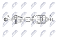 NTY NPW-NS-224 Antriebswelle Vorne Links Passend FüR Nissan Renault