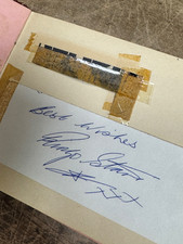Autograph Book Ringo Starr/Paul McCartney/Cliff Richard/Hollies ++ Photos/Letter