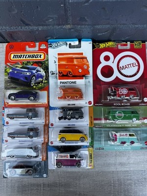 Hot Wheels/M2 ~ KOOL KOMBI ~ Pantone ~ Volkswagen 80 Mattel Lot Of 12
