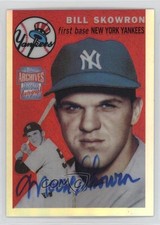 2001 Topps Archives Reserve Rookie Reprint Bill Skowron Moose #ARA17 Auto tw0