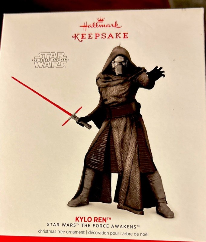 2015 Hallmark Keepsake Ornament Kylo Ren Star Wars The Force Awakens NIB
