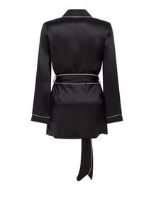 AGENT PROVOCATEUR  VINTAGE ICONIC CLASSIC BLACK  PYJAMA JACKET SIZE LARGE UK 12