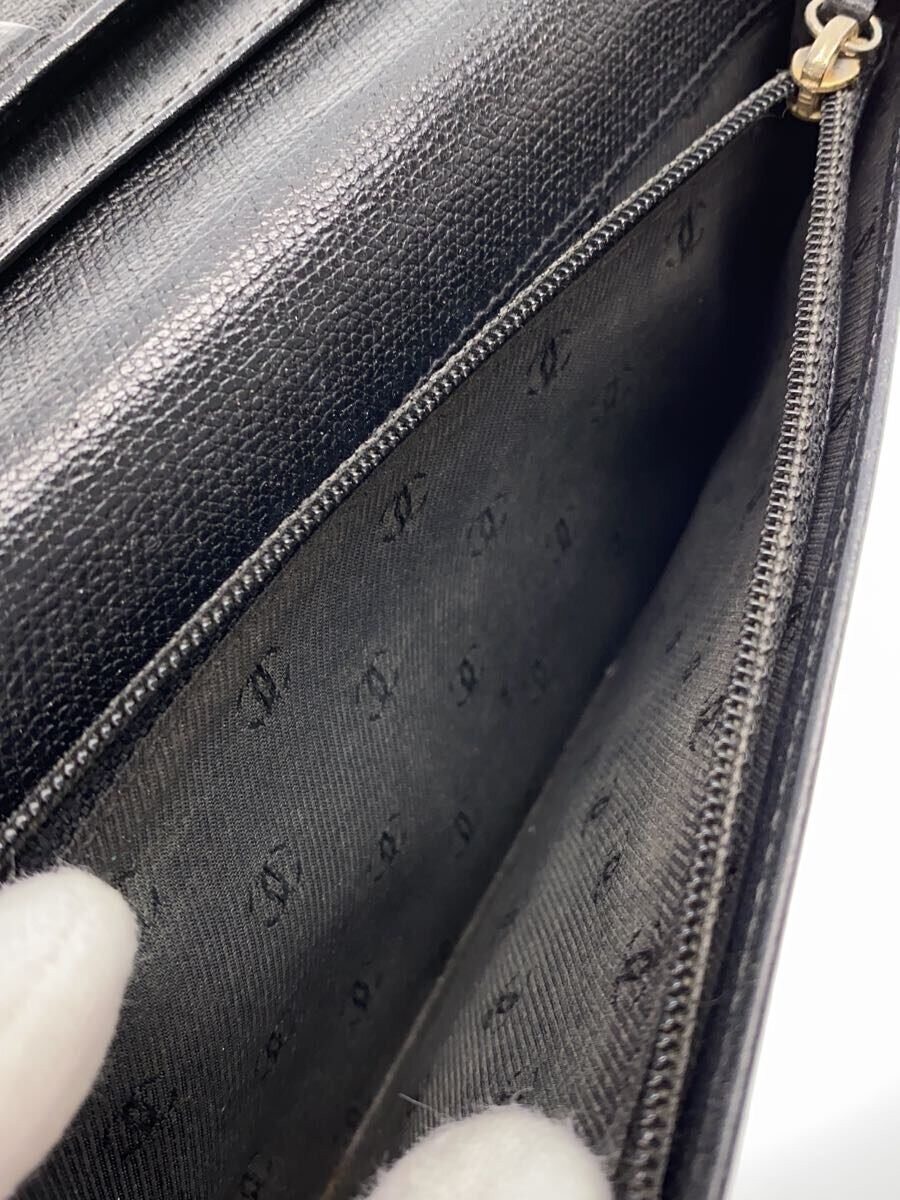 CHANEL Coco Button Compact Long Wallet Leather BL… - image 5