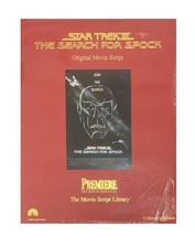 Vintage 1994 Star Trek III The Search For Spock Movie Script Collectors Edition