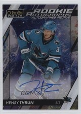 2023-24 O-Pee-Chee Platinum Rookie Auto Cosmic 60/65 Henry Thrun #R-HT Auto 0a6