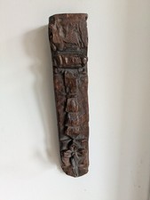 Antik Wandhalter Garderobe Haken Aus Holz Geschnitzt