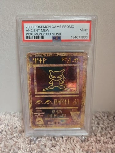 PSA 9 Ancient Mew Pokemon 2000 Movie Game Promo