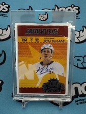 2024-25 Upper Deck Credintials Kyle MacLean Retro Ticket Access Auto 