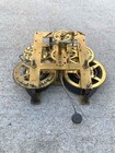 Antique Ansonia Clock Co. Gothic Mantle Clock Brass Movement, Key & Wood Blocks — photo 5