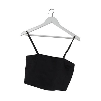 Roxy, Crop Top, Größe: XS, Schwarz, Polyester, Einfarbig, Satin, Damen #2lz