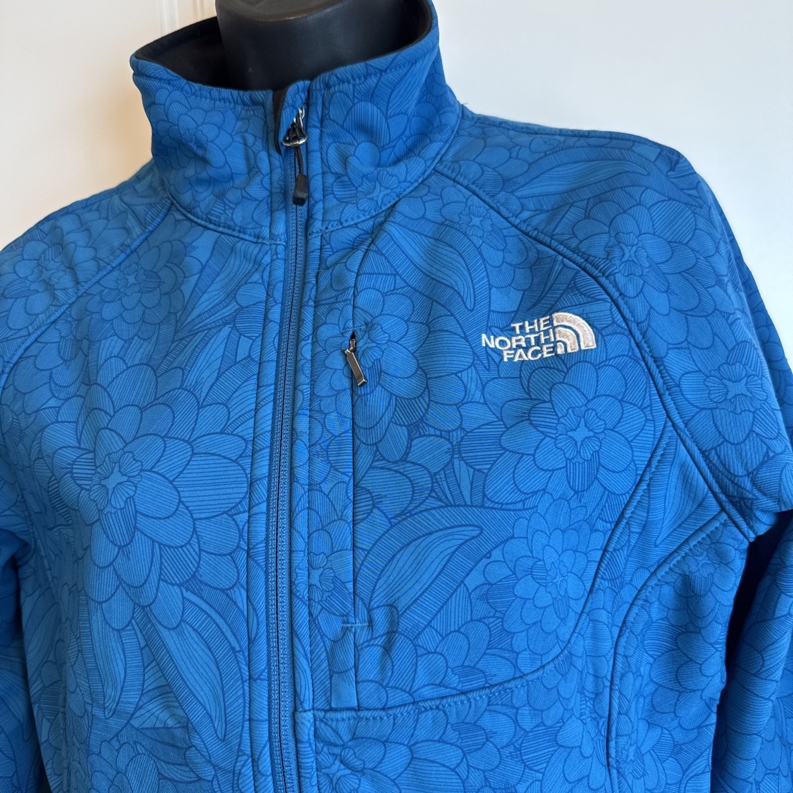 North Face Apex Bionic Softshell Jacket Blue Bota… - image 2