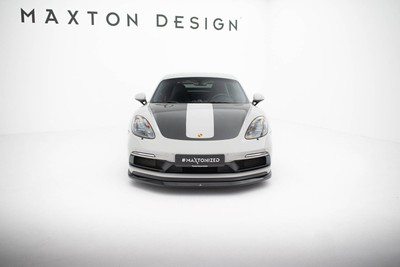 Street+ Spoilerlippe Front Ansatz V.1 passend für Porsche 718 Cayman GTS 982c sc