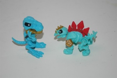TREASURE X DINO RAPTOR AND SPIKER - 2 FIGURE LOT