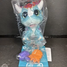 Fur Real FurReal Hoppin' Topper Interactive Plush Pet Triceratops Dinosaur Baby