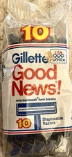 Vintage 1983 Gillette GoodNews! Twin Blade Disposable Razors 10 Pack NOS