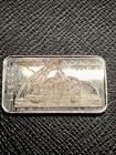 BUCKINGHAM Fountain First Nationbal Bank Chicago RARE 1oz .999 Silver bar #1271