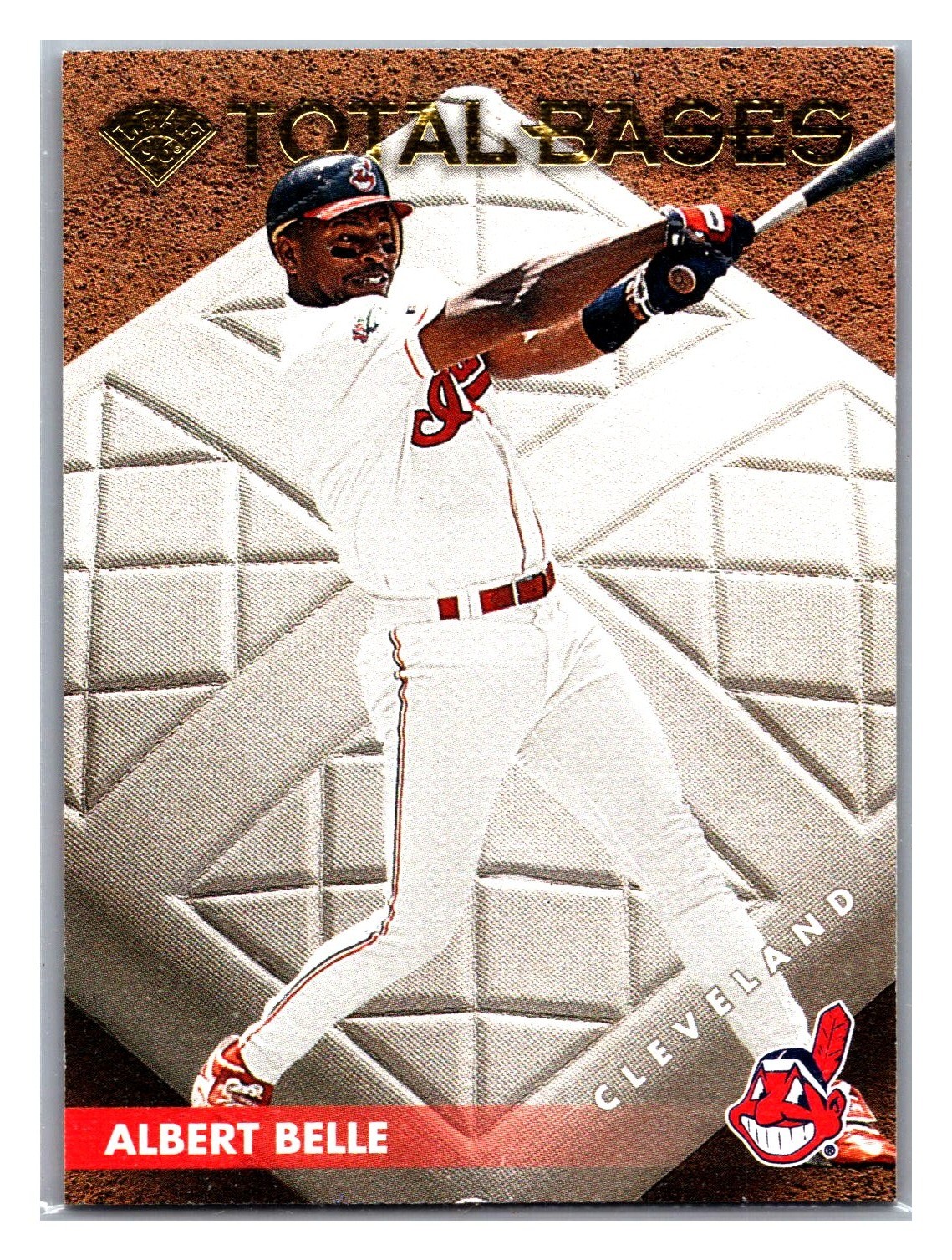 Albert Belle 1996 Leaf Total Bases /5000 #2 Cleveland Indians