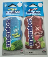 Cherry/Cool Mint Mentos Air Freshener - 2 Pack - RARE & HARD TO FIND - Limited