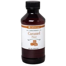 LorAnn Caramel Flavoring Concentrate 4 Fl Oz Super Strength for Baking Desserts