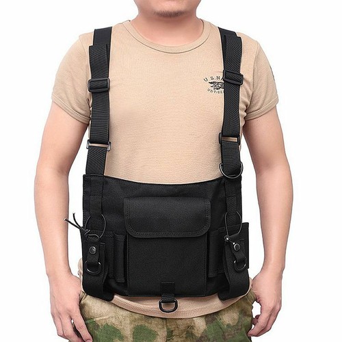 Military Tactical Vest Chest Rig Bag 