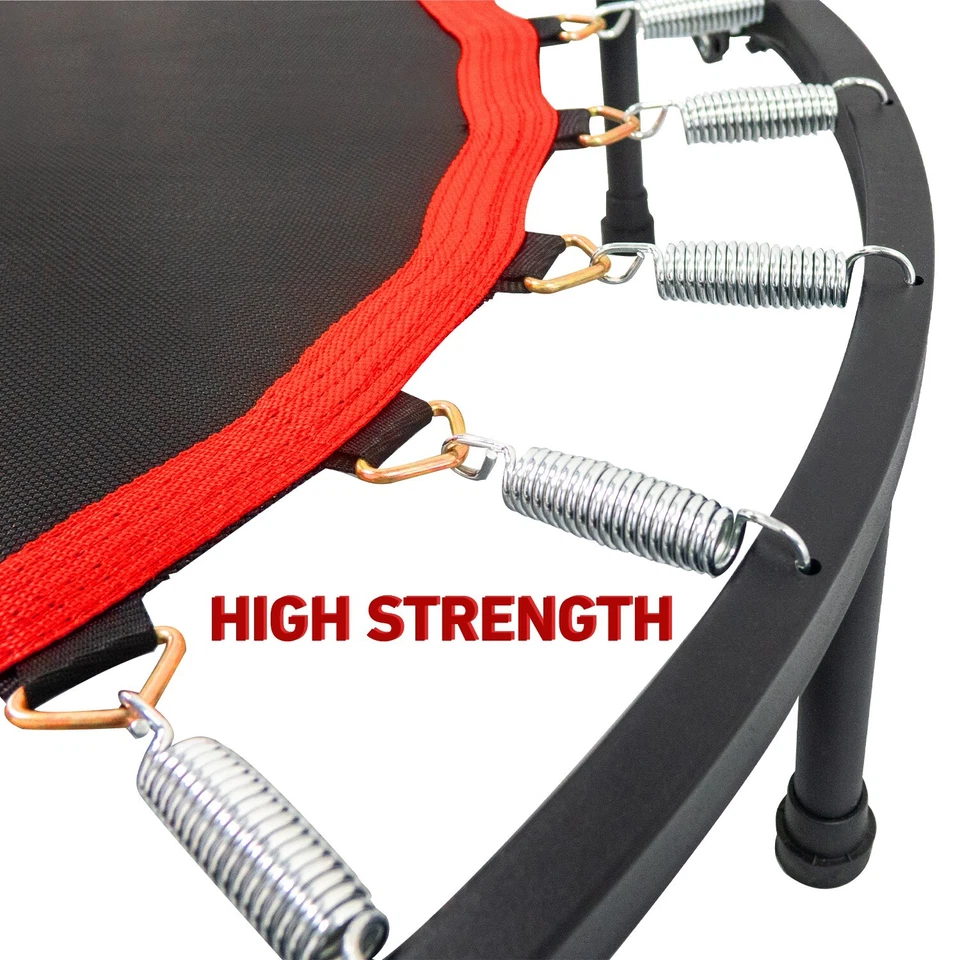 40 inch adult trampoline indoor，Adjustable height with handle，for home fitness - Image 3 of 4