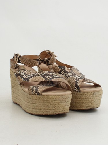 Office Women's Heels UK 7 Multi Animal Print 100% Other Espadrille - Picture 7 of 8
