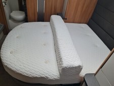 Caravan Island & Detachable Bolster 2 Piece Quilted Mattress Protector UK Made