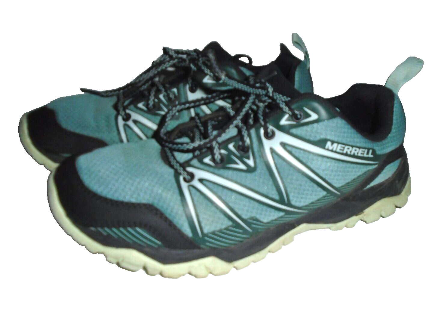 Scarpe da trekking Merrell donna taglia 9 Capra J36864 outdoor verdi sneakers passeggio