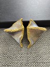 Vintage 80's 90's Handmade Earrings Large BOLD Clip on Earrings — photo 1