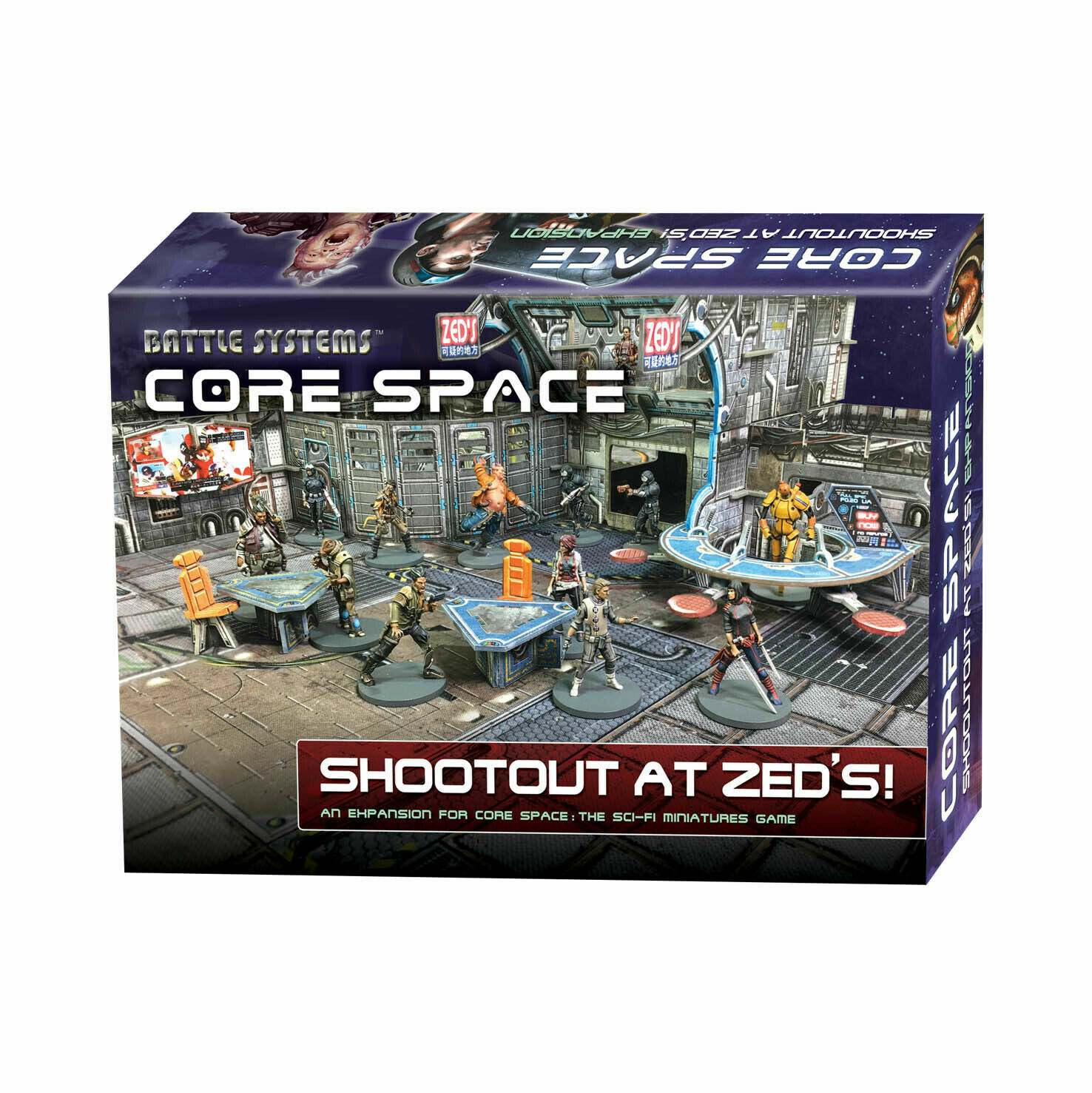 Боевые системы Core Space Дополнение Scifi Miniatures Game Shootout at Zeds 8890₽