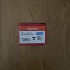 Fischer 20 Degree Angled Brad Gasless Galvanised 16GA Pack Of 2000 51mm