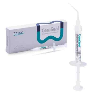 3 x Meta CeraSeal Rc Sealer Calcium Silicate-Based Bio-Ceramic 2g Pre-Mix Syr 