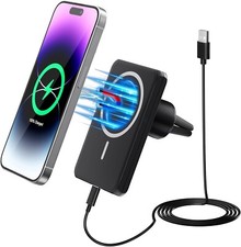 Magnetic Wireless Car Charger, 7.5W Car Wireless Charger Fast Charging Car Mount