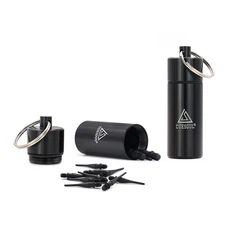 CUESOUL Portable Dart Soft Tips Storage Tube,with 12 pcs TOUCH POINT Soft Tips