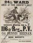 Civil War Recruitment Propaganda Poster Vintage Photographic Print 8.5x11"