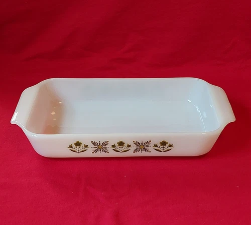 Anchor Hocking Fire King 432 Meadow Green Casserole Baking Dish 1-1/2 Qt Vintage