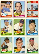 1965 TOPPS BASEBALL SINGLES Set Builder/Complete Your Set U-PICK 7-384 F/G/VG/EX